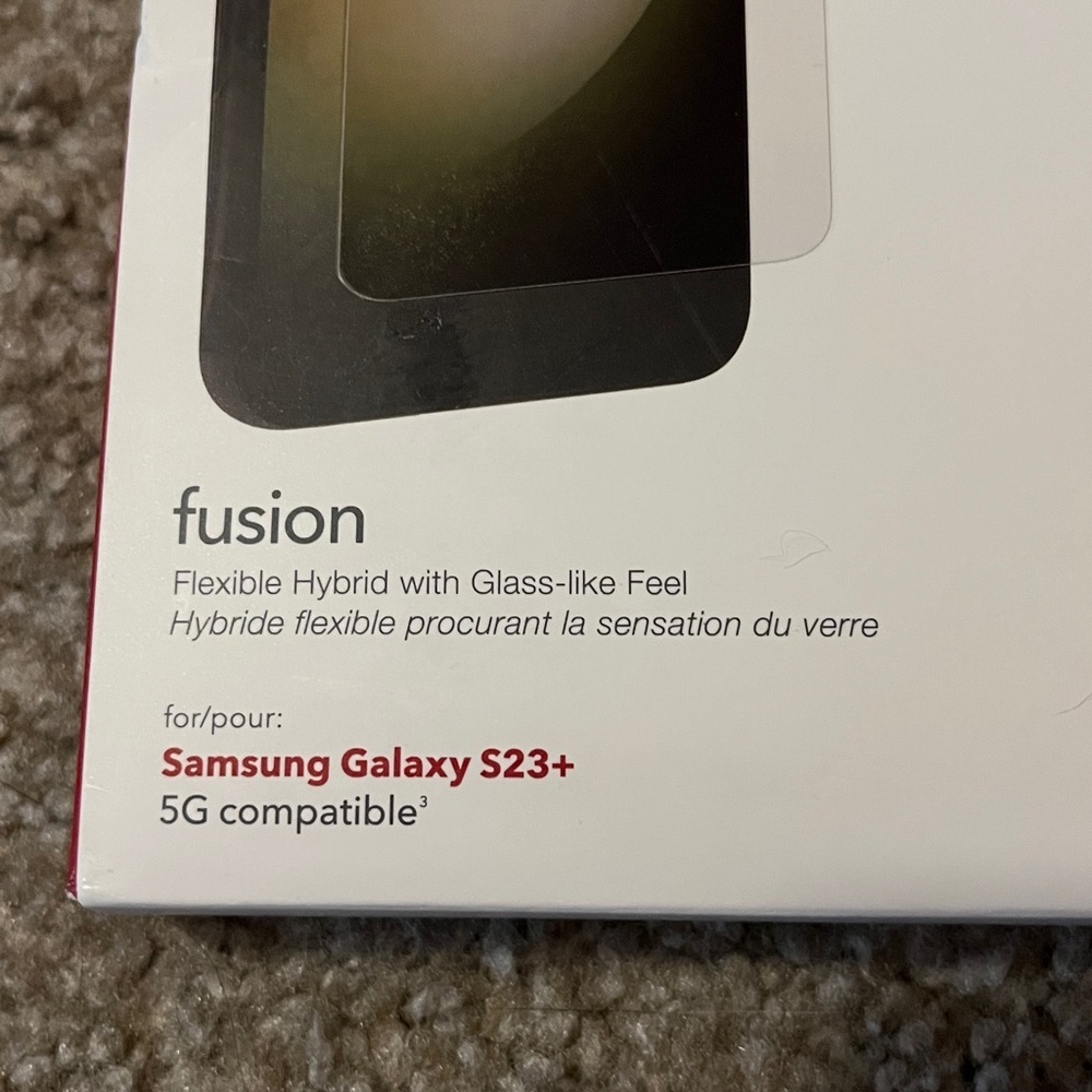 ZAGG Fusion Screen Protector for Samsung Galaxy S23+ - Clear - Picture 2 of 5